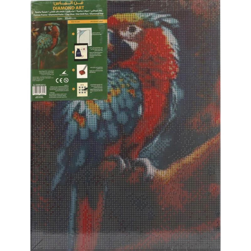 Royal Falcon Parrot Diamond Painting Kit