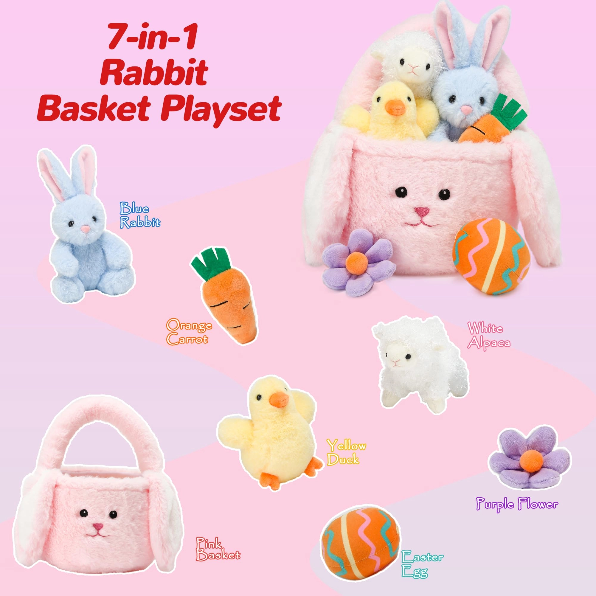 Easter Basket Eggs Playset