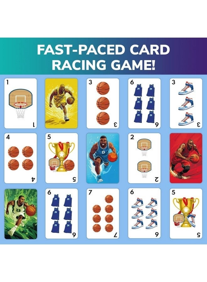 Basketball Fast-Paced Card Game - Ages 8+ 128 Cards