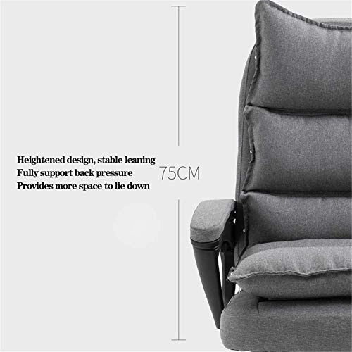 Reclining Chair - Fabric Cotton Black