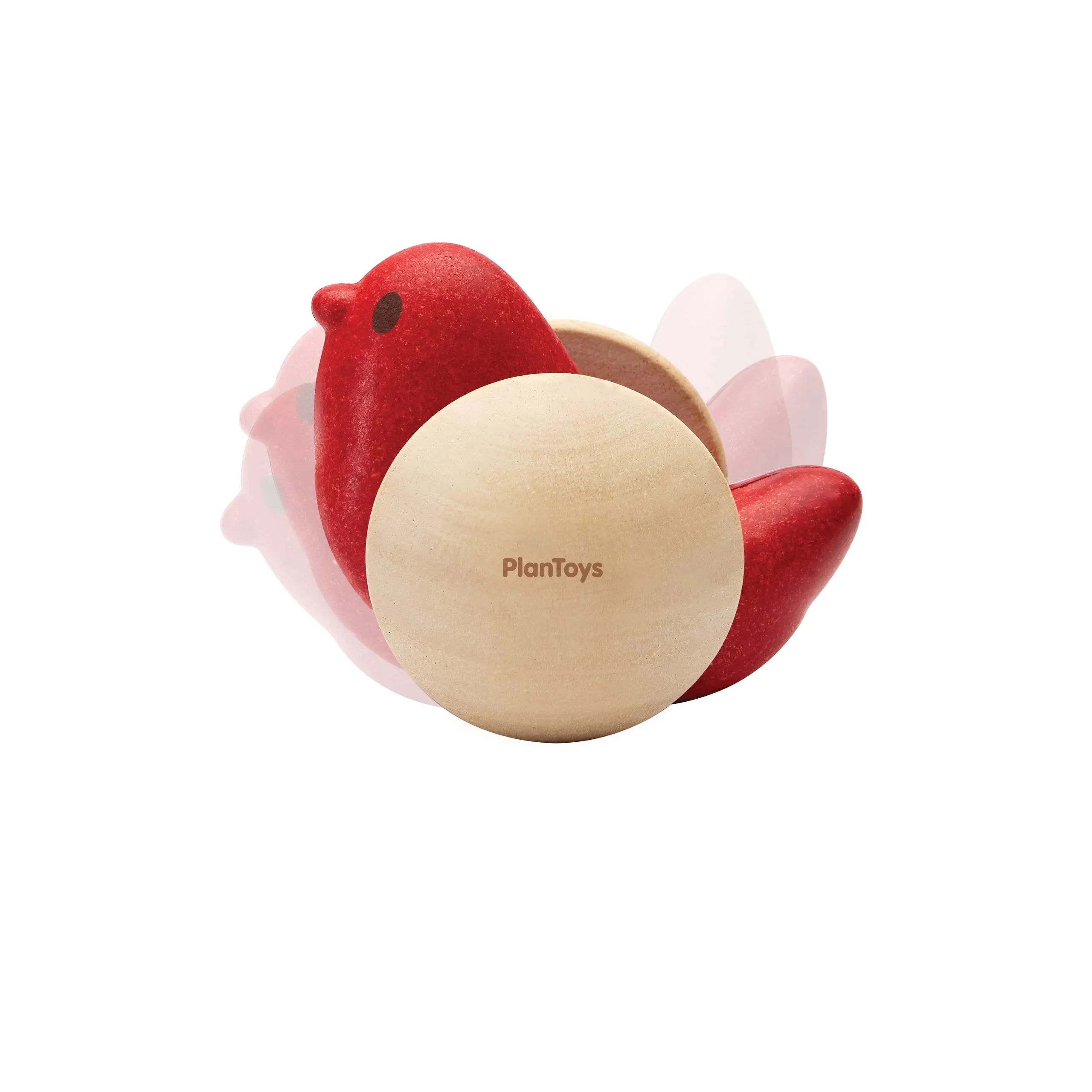 Wooden Bird Roller Toy - Suitable for 6 months & above