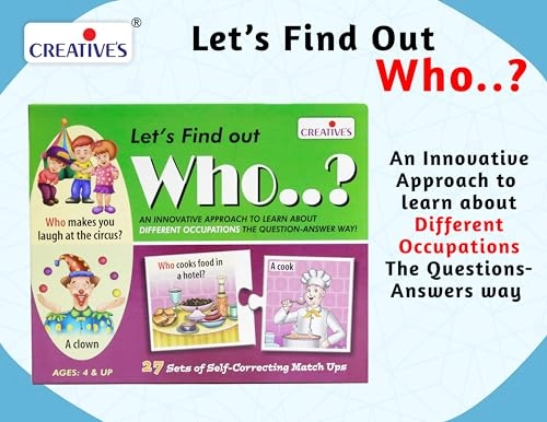 Let's Find Out- Who - 4 - 6 years 40 pieces