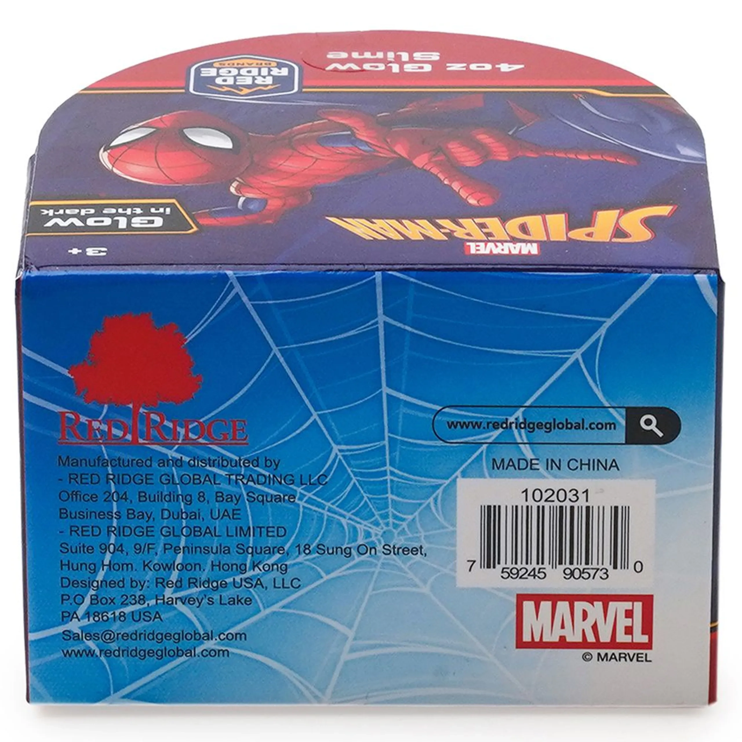 Spider Man Glow Slime - 3 years+