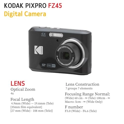 FZ45 + 32GB Memory Card + Point and Shoot Camera Case + Extendable Monopod + Lens Cleaning Pen + LCD Screen Protectors + Table Top Tripod