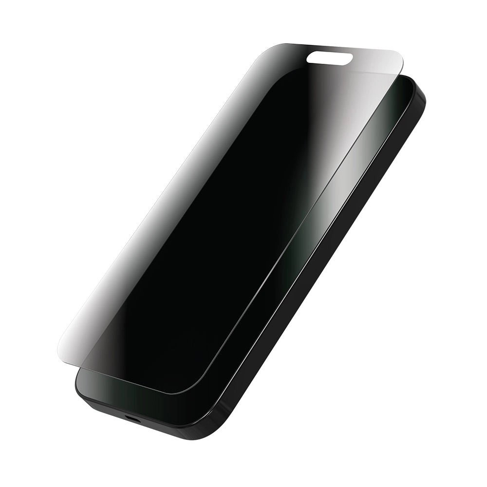 ZAGG Glass Elite 2-Way Privacy Screen Protector for iPhone 16 Pro Max - Tempered Glass Smudge-Resistant