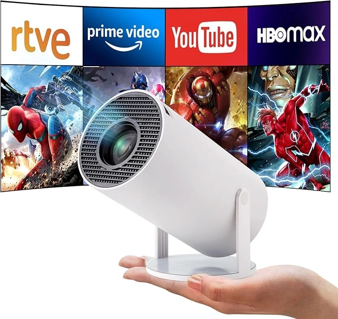 ZOOMEE STORE Smart 4K Portable Projector