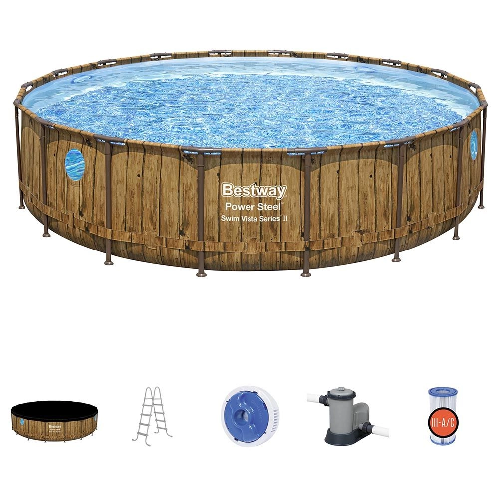 Bestway Power Steel Vista Pool Set - 7,250l
