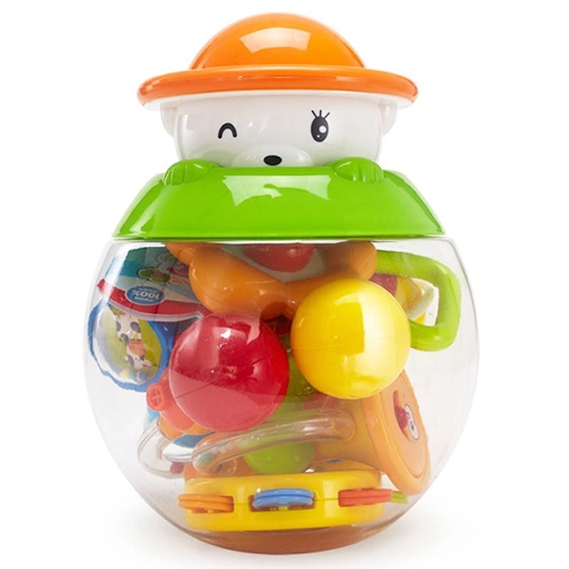 Baby Rattle Toys - 0+ Months abs plastic 8 Pcs