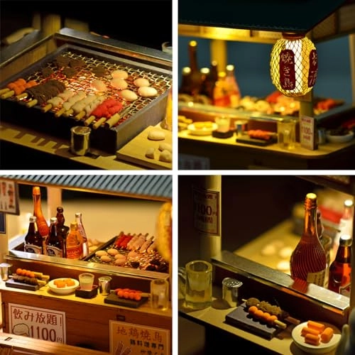 DIY House Craft Kit - Without Dust Cover Paper Wood