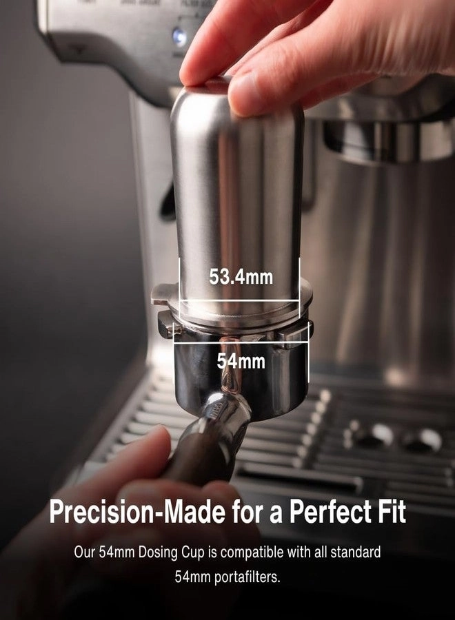 Dosing Cup - 54mm Brushed Silver