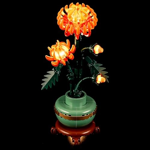 LED Light Kit - for 10368 Icons Chrysanthemum Building Blocks Model