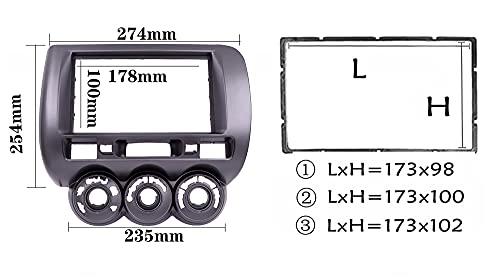 Car Radio Fascia - JAZZ 2002-2008
