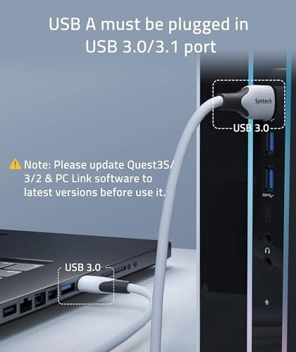 Link Cable USB Type C to USB A 5m