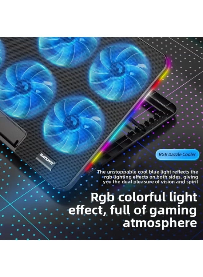 Laptop Cooling Pad - 6 fans 12-17 Inch