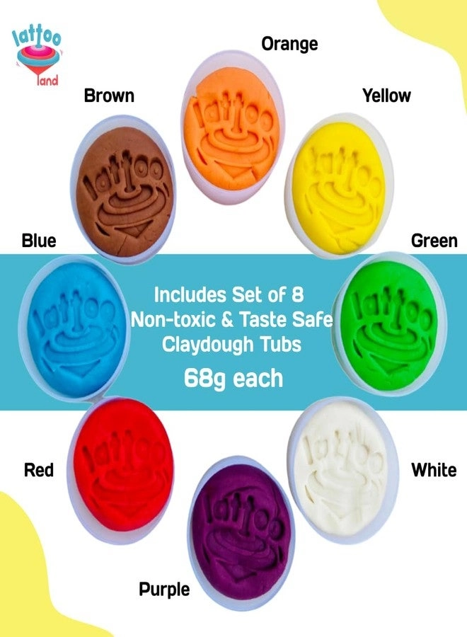 Natural Clay Dough - 8 colors