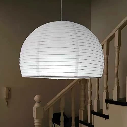 Creative Dome Paper Pendant Light - White 45cm E27