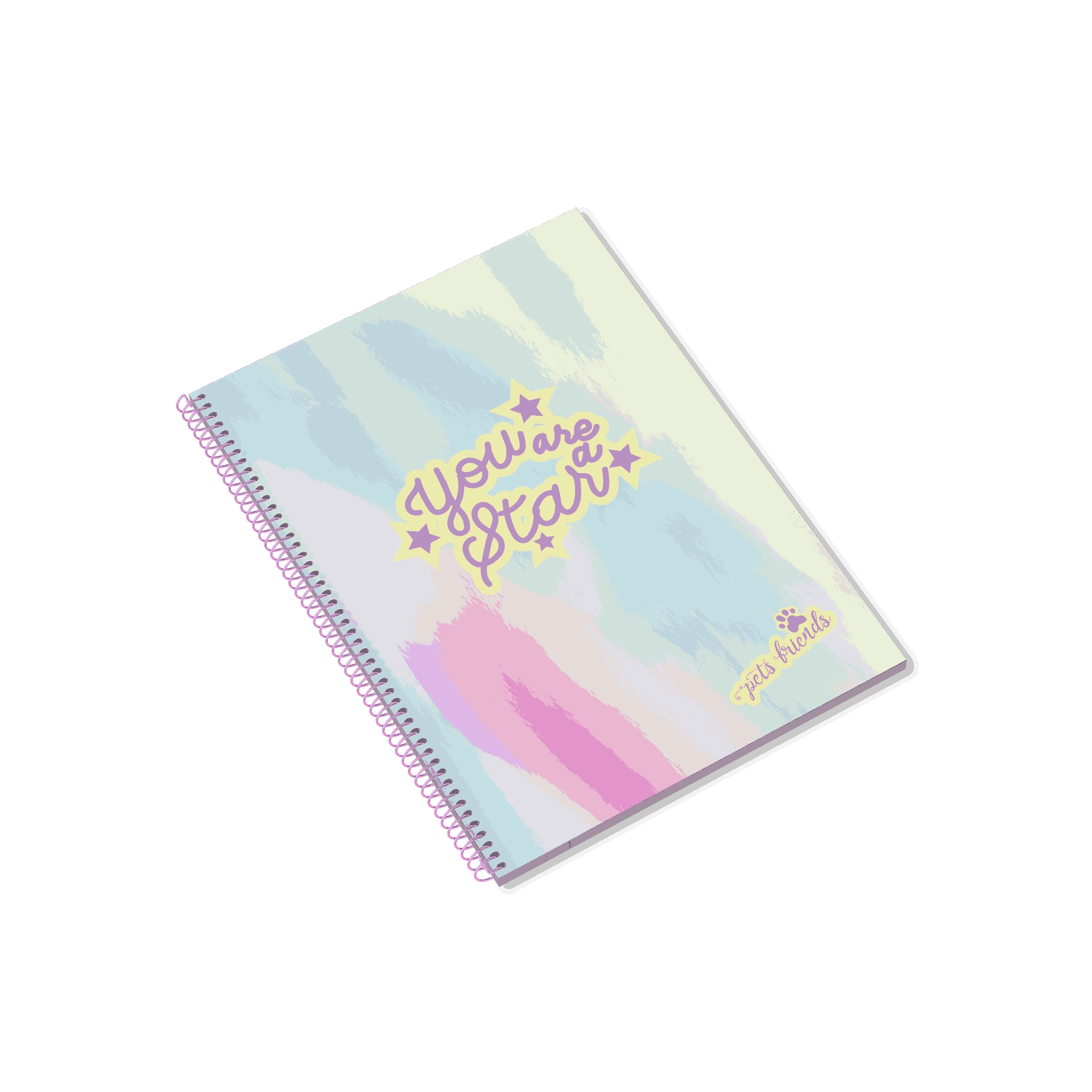 Magical World A4 Spiral - 80 Sheets