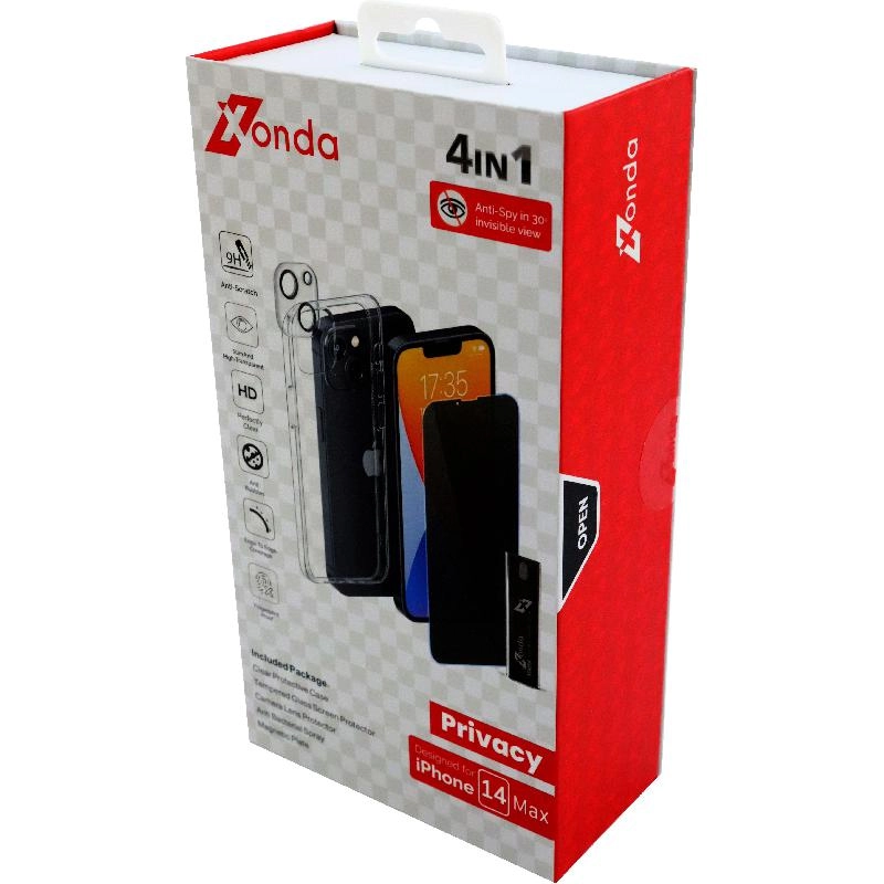 Clear Case + Tempered Glass + Camera Lens Cover + Anti-bacterial Spray for iPhone 15