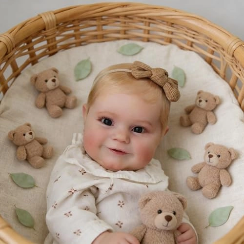 Reborn Baby Doll - 20 Inch Soft Vinyl Cloth Body Ages 3+