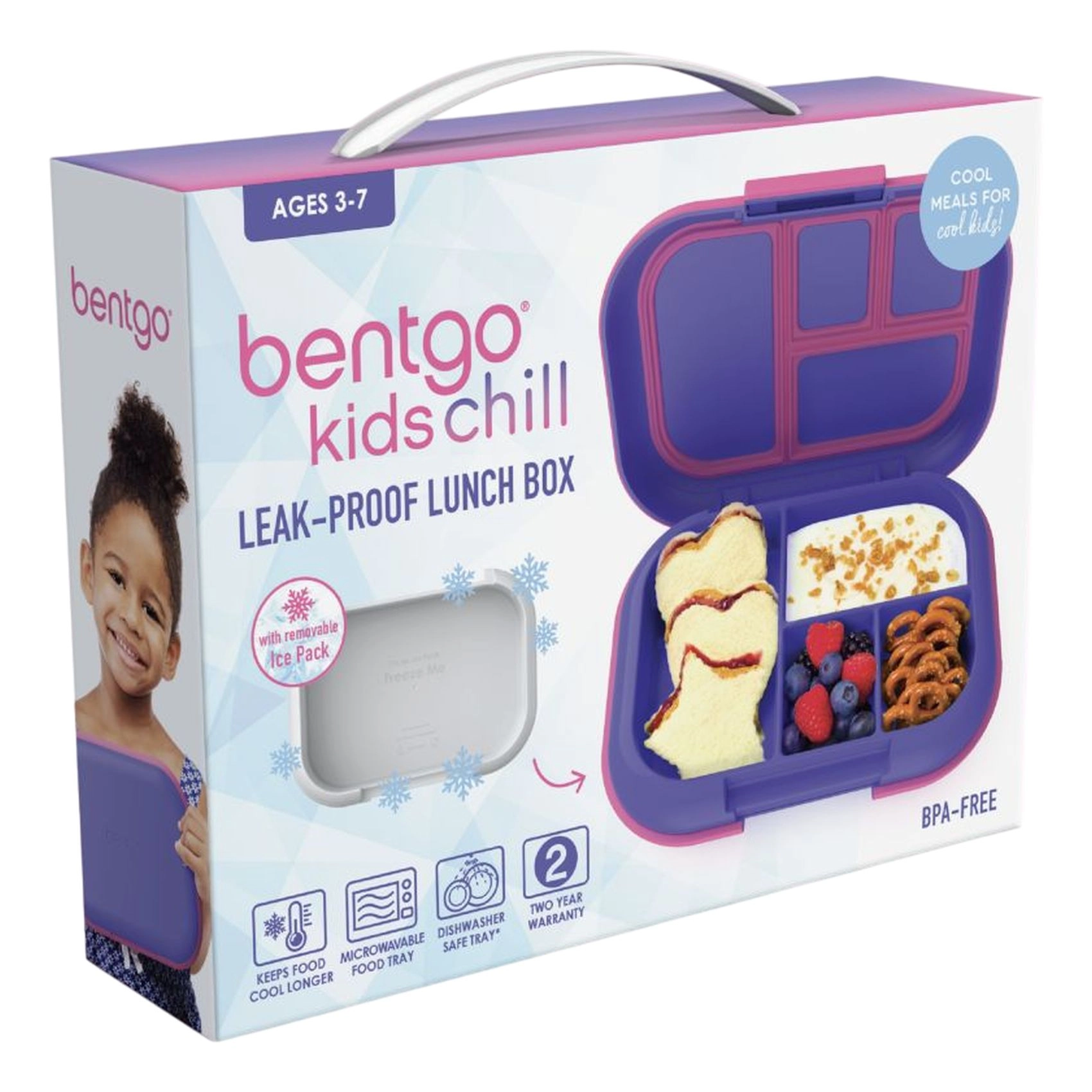 Chill Kids Lunch Box - Electric Violet
