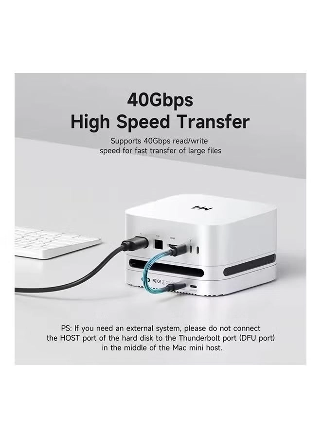 USB C Hub - 40Gbps M.2 SSD Enclosure