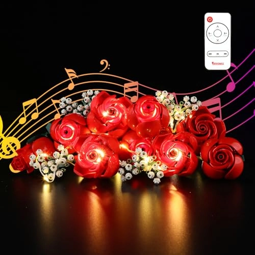 LED Lighting Kit for Lego Icons The Bouquet of Roses - Compatible with Lego 10328