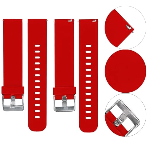 2 Pack 20mm Silicone Watch Band for Sekonda Motion
