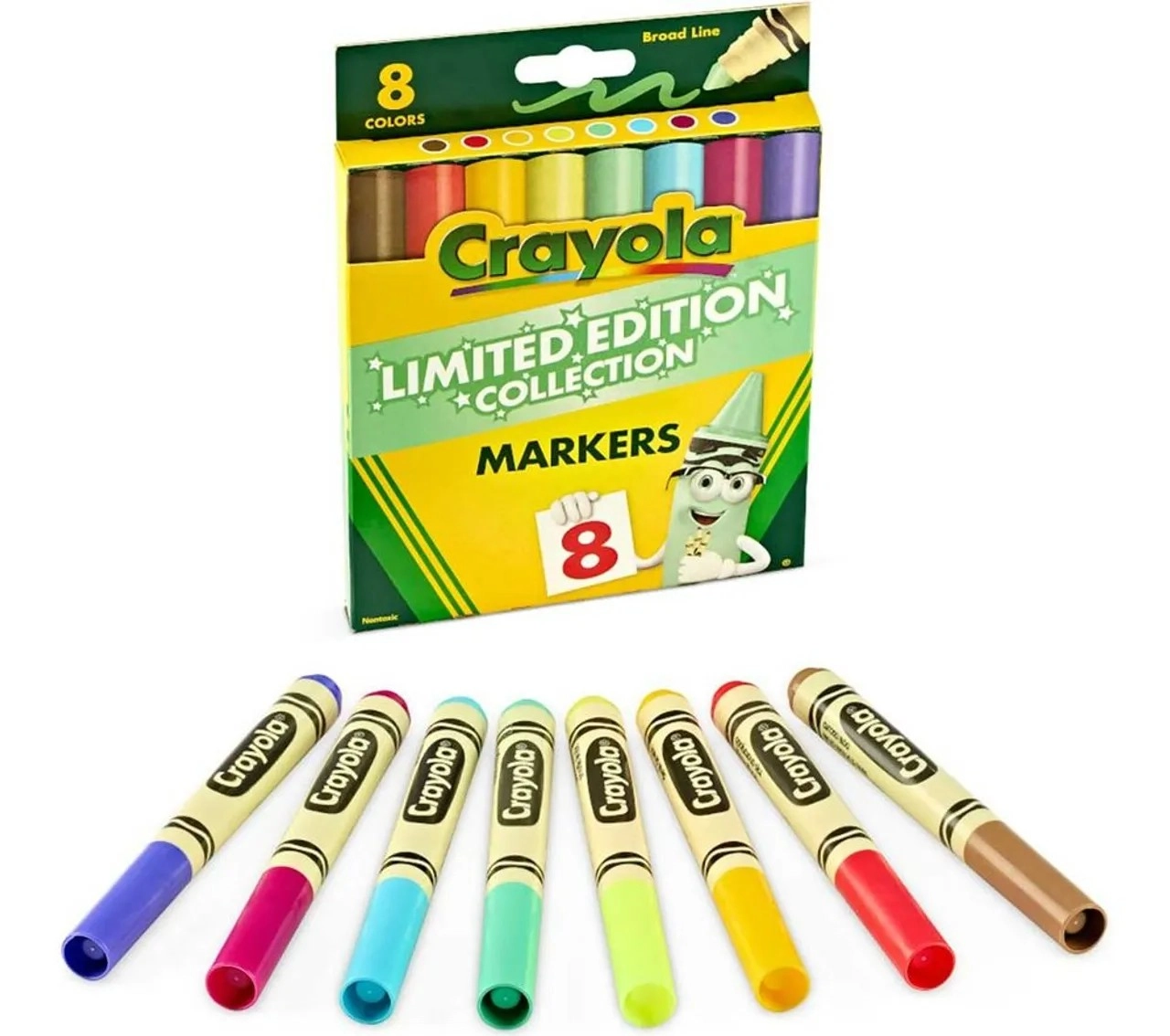 Crayola Broad Line Markers - Multi Colour conical tip
