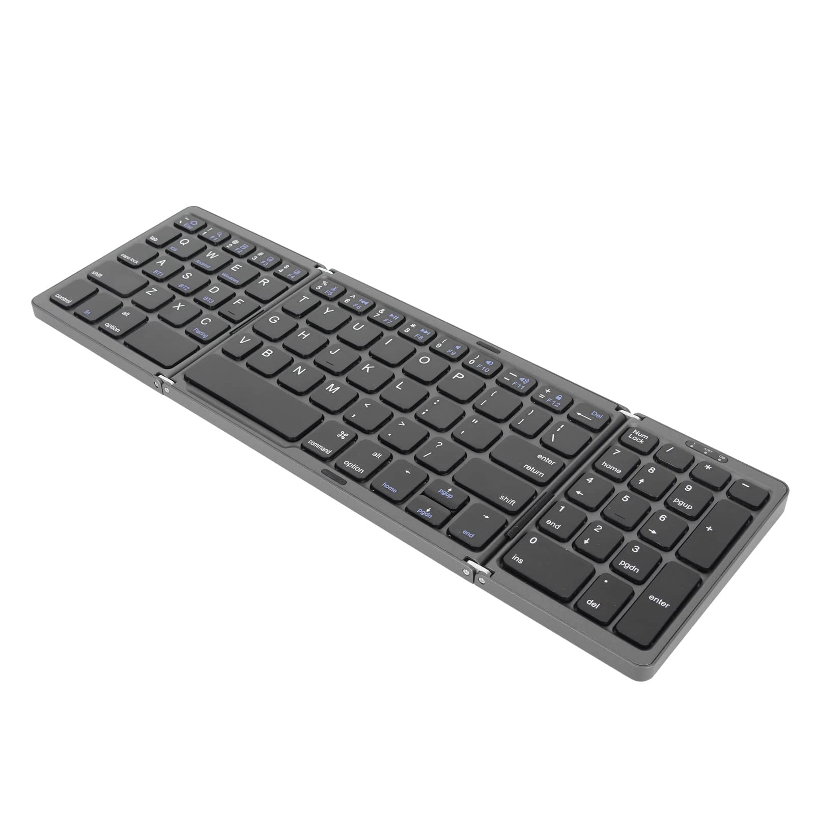 Foldable Keyboard - 64 Keys Touchpad USB-C