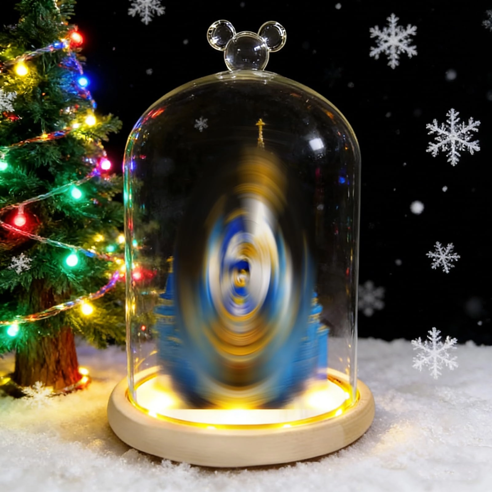 Generisch Illuminated Glass Display Case - 3 mm ultra-clear acrylic 18 x 25 cm