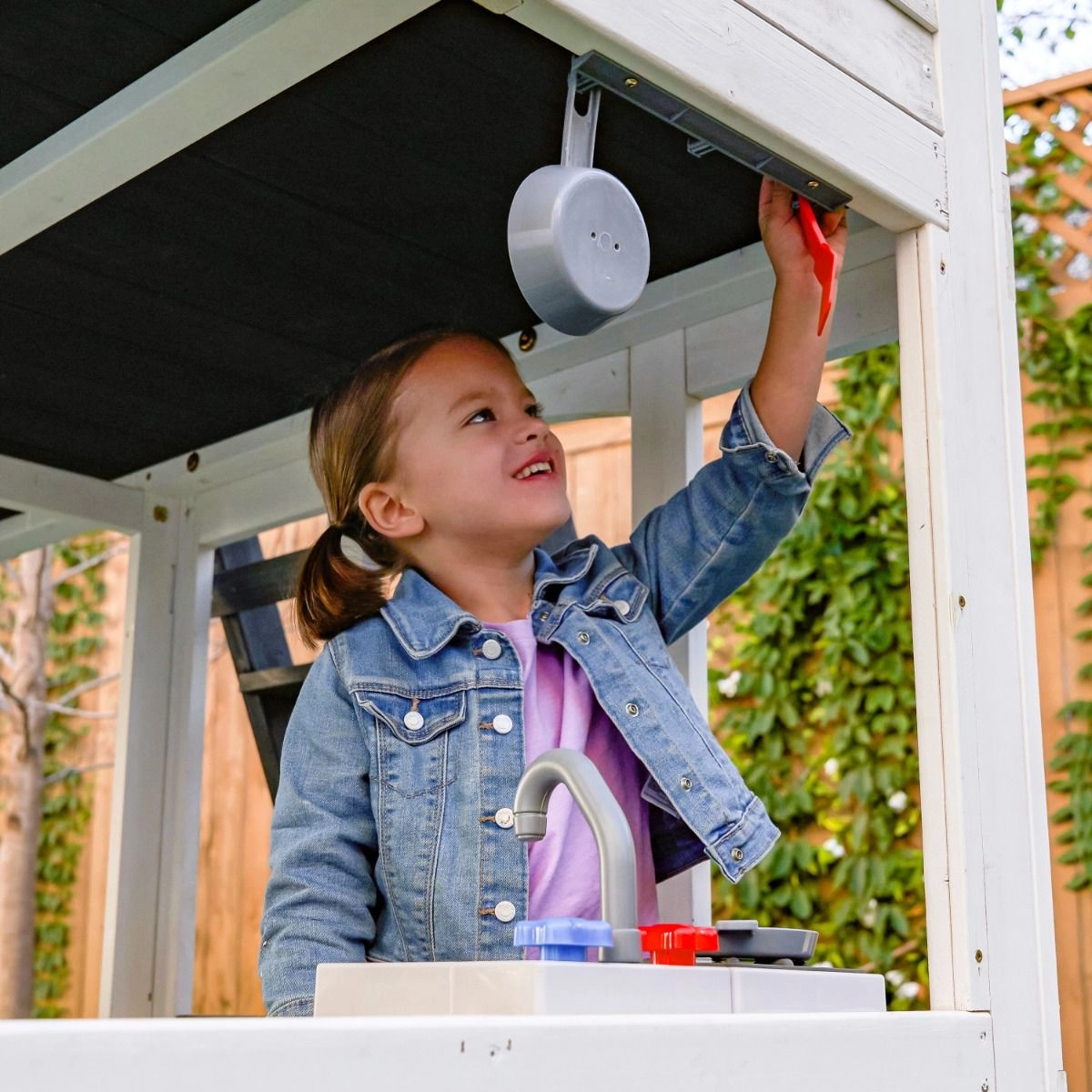 Wrangler Way Swing Set - Ages 3-10 White