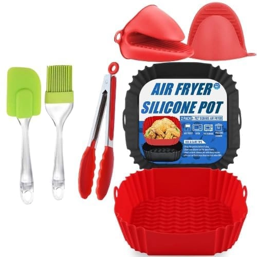 ZOMBULA Square Air Fryer Accessories - Silicone 6Pack