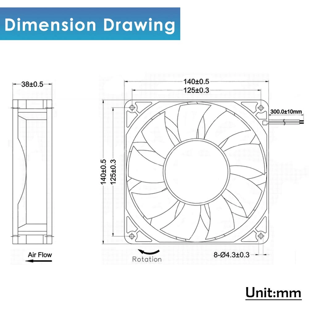 Cooling Fan 1425 - 140mm