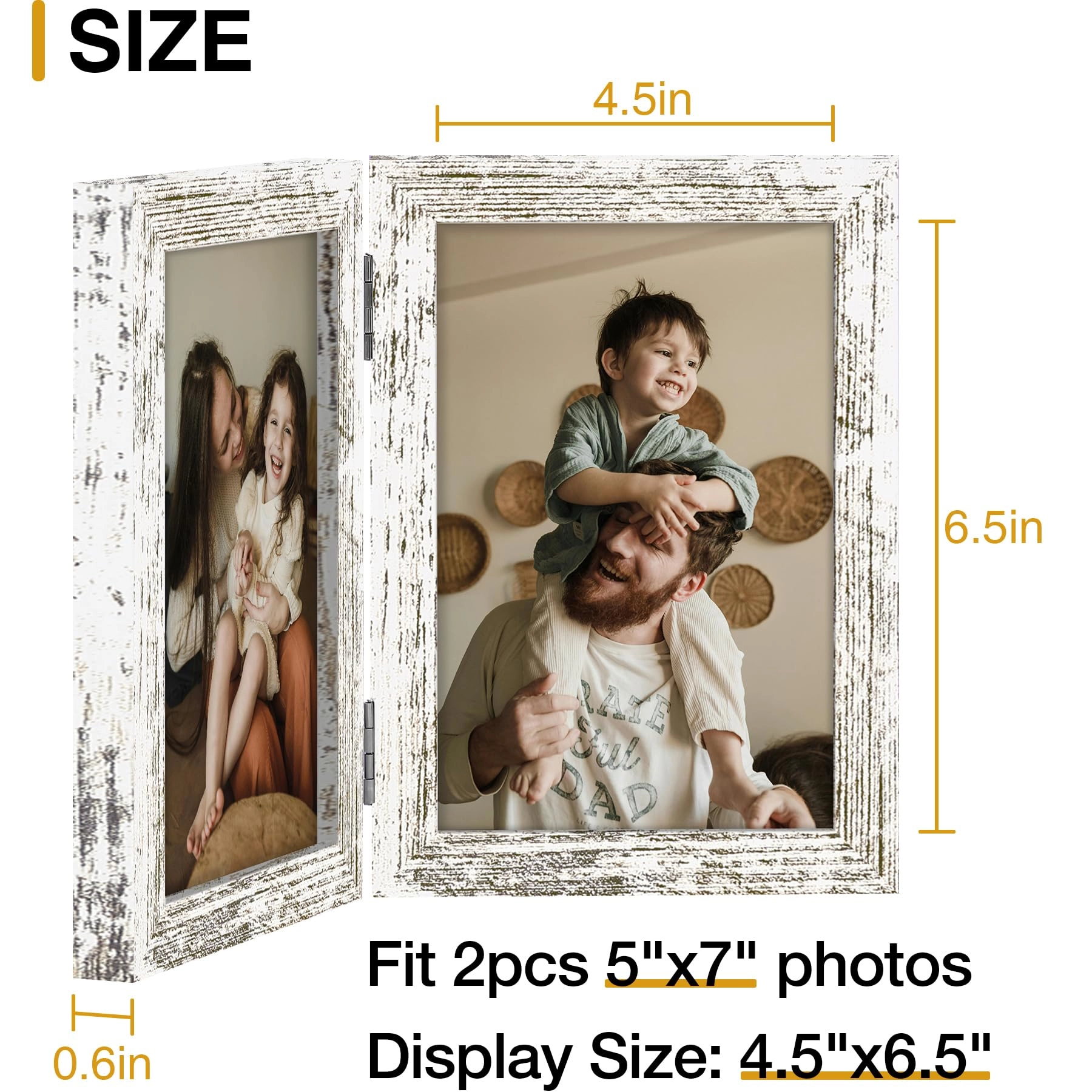 Double Picture Frame - 5x7 2