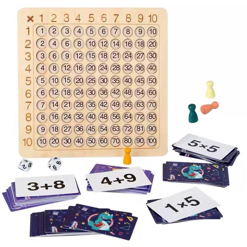Interactive Multiplication Board Game - 5+