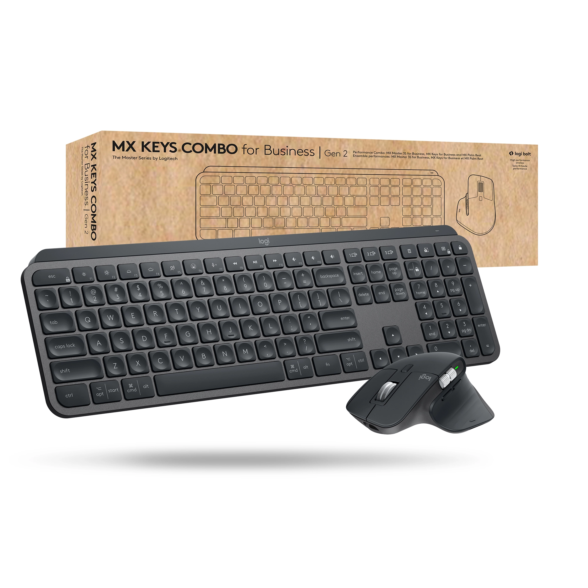 MX Keys Combo for Business Gen 2 - Full Size Wireless