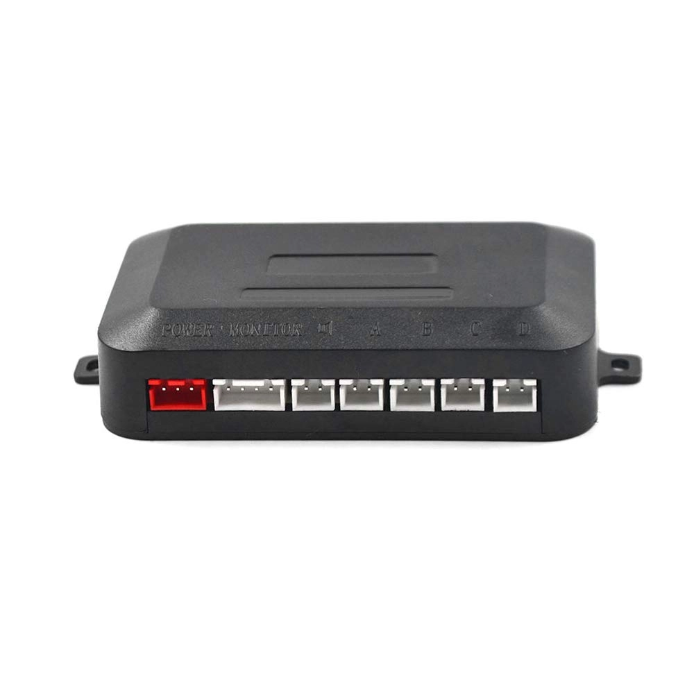 Eacam EU License Plate Frame + 12-LED Night Vision Rear View Camera - 1080P + Reversing Radar System - 2 Parking Sensors