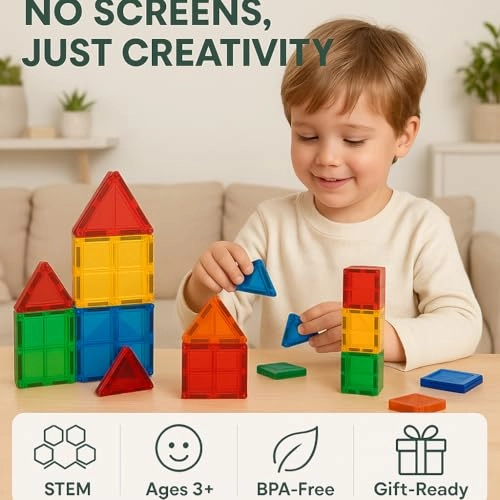 Magnetic Tiles - 100 pcs