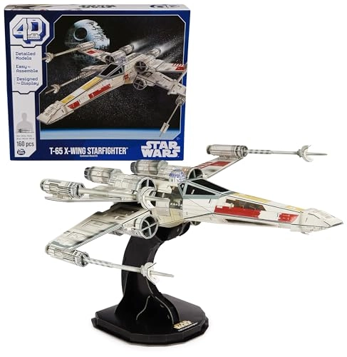 4D Build Star Wars T-65 X-Wing Starfighter - 3D Model Kit 160pc