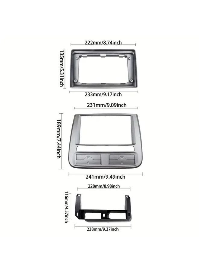 Car Radio Fascia Trim Frame Kit - Fiat Grand Punto 2005-2009 Linea 2007-2014