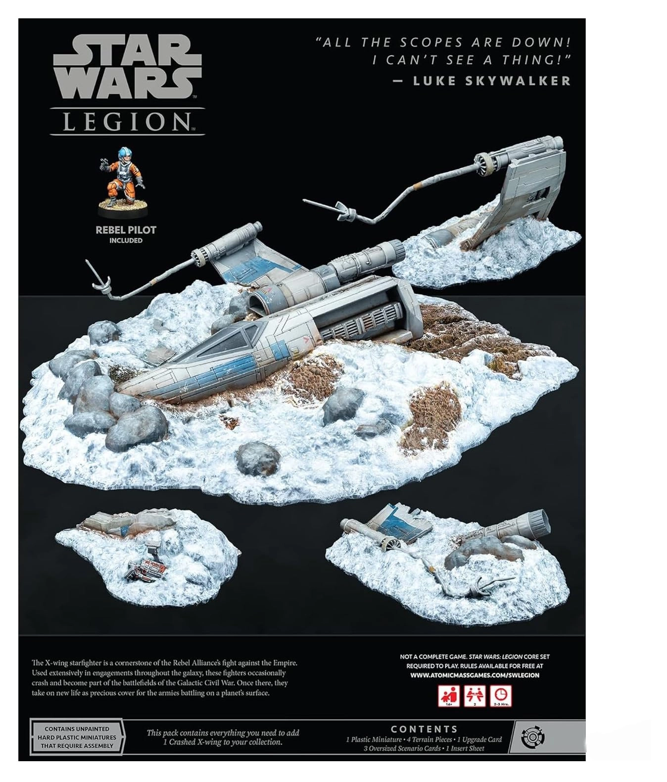 Atomic Mass Games Star Wars: Legion - Crashed X-wing Battlefield Expansion