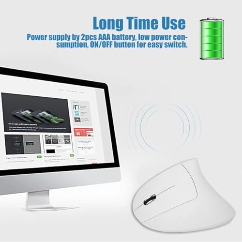 Vertical Ergonomic Mouse - USB