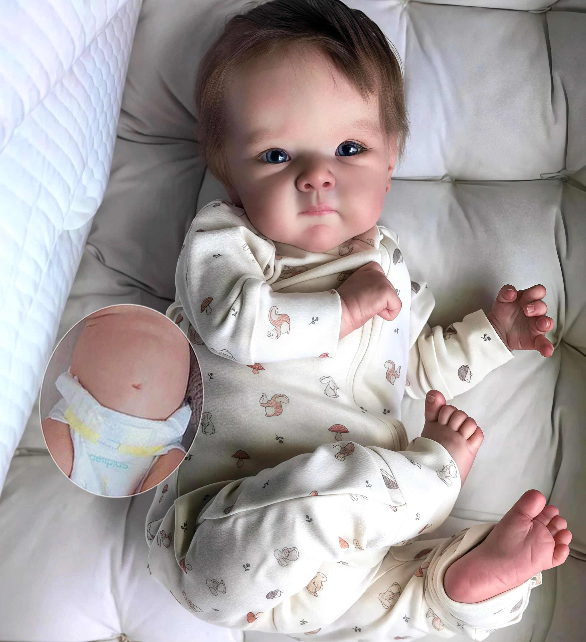 Reborn Baby Doll - 45CM Vinyl Ages 3+