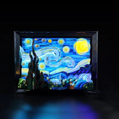 Light Kit for Lego 21333 Vincent Van Gogh The Starry Night - LED USB Powered