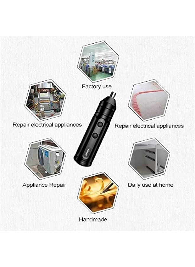 Mini Cordless Electric Screwdriver - Portable Multifunctional Set