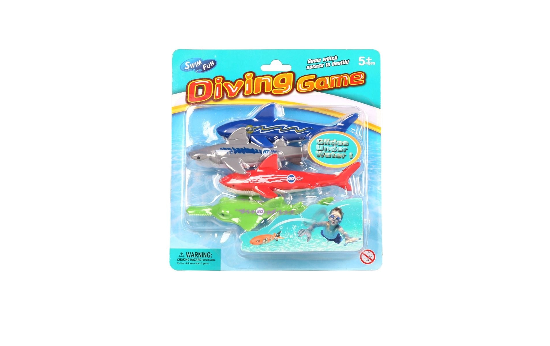 Diving Shark Variety Toys - 5+ Multi Colour