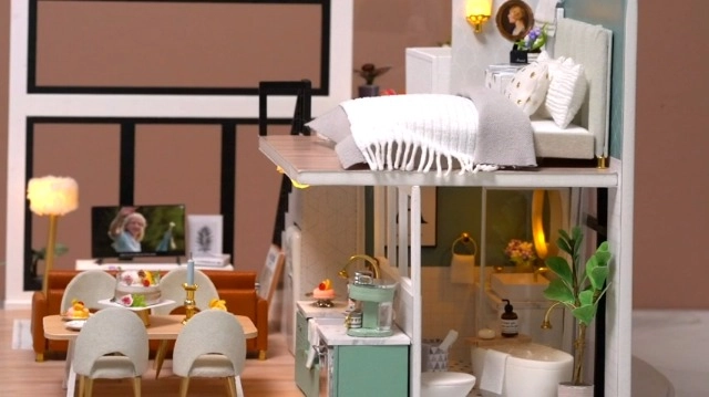 Miniature Dollhouse Kit - Mermaid Princess 1:24 Scale