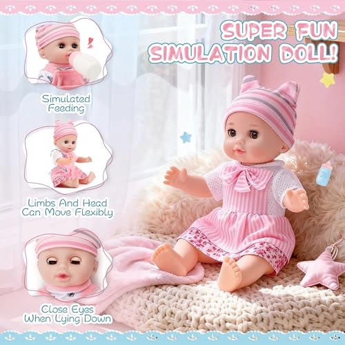 Bath Doll Set - 30 cm 24-piece