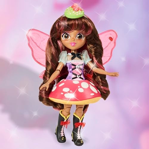 Fairie Garden Fashion Doll - 10.5 inch Brunette Butterfly-Winged