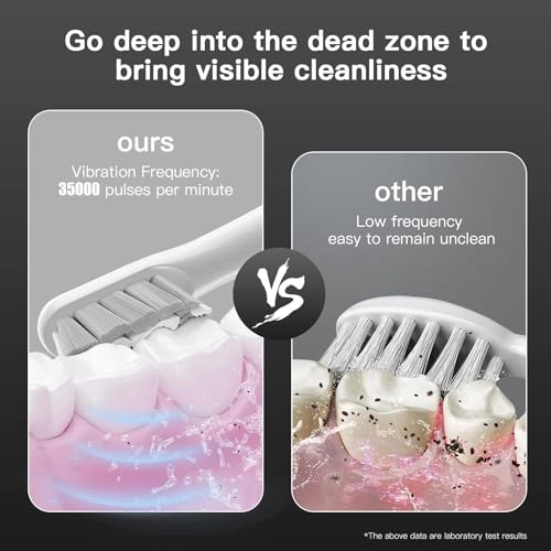 Sonic Electric Toothbrush - 5 Brush Heads 6 Cleaning Modes